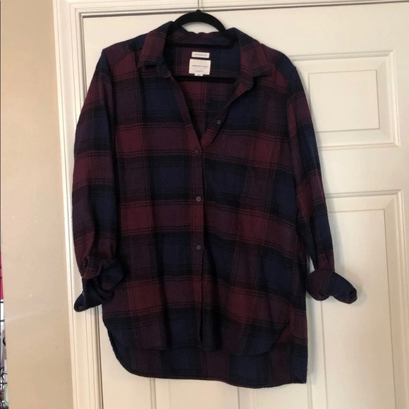 American Eagle boyfriend flannel - Picture 5 of 5